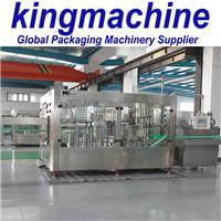 Populārs automātiskās 3 In1 pudeli gāzēto dzērienu tīru uzpildes iekārta